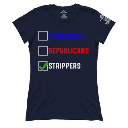 Democrats Republicans Strippers (Ladies)