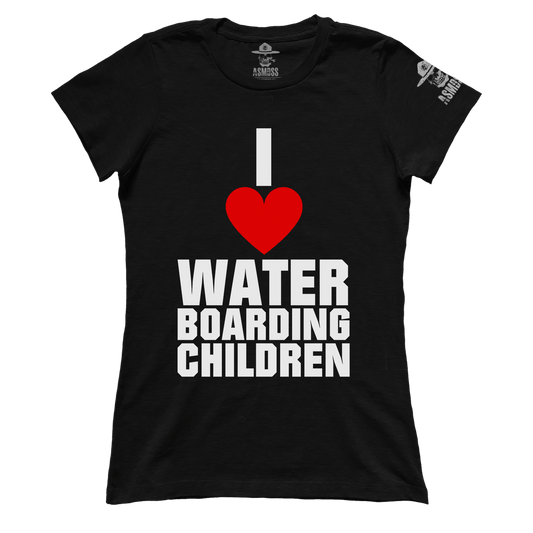 I Love Waterboarding Children (Ladies)