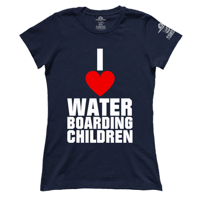 I Love Waterboarding Children (Ladies)