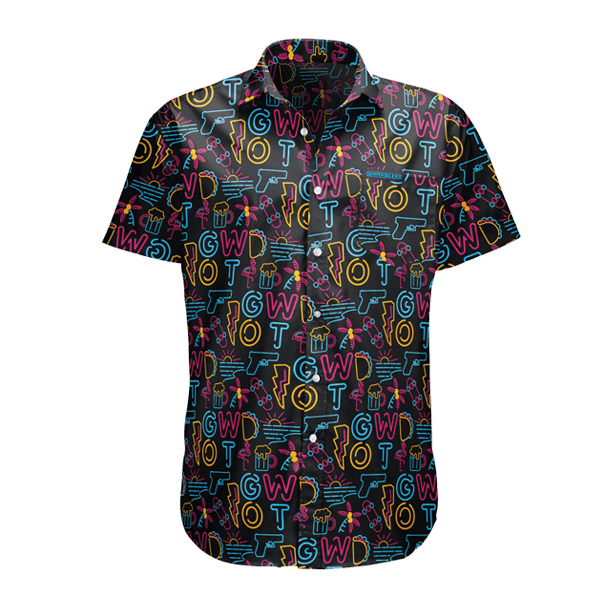 GWOT Party Button Up Shirt