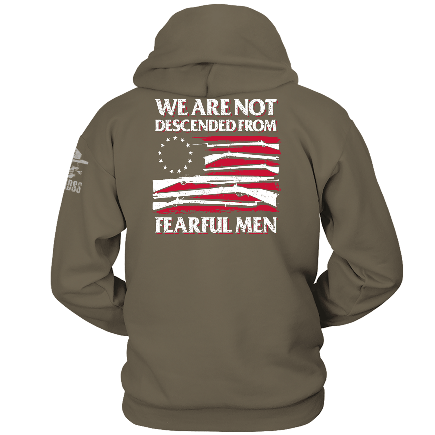 We are not descended from fearful men Hoodie
