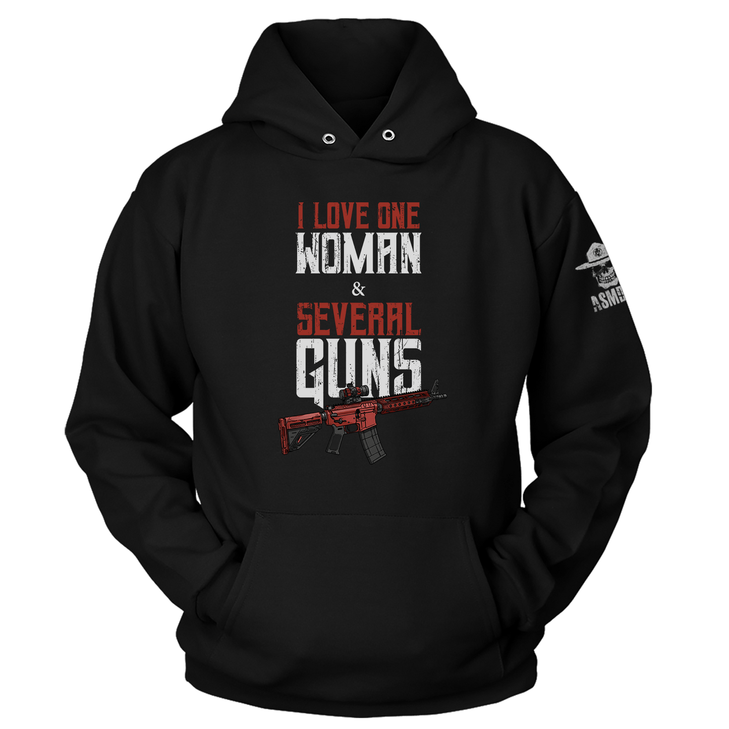 One Woman, Several Guns Hoodie