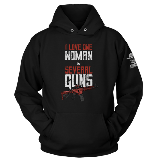 One Woman, Several Guns Hoodie