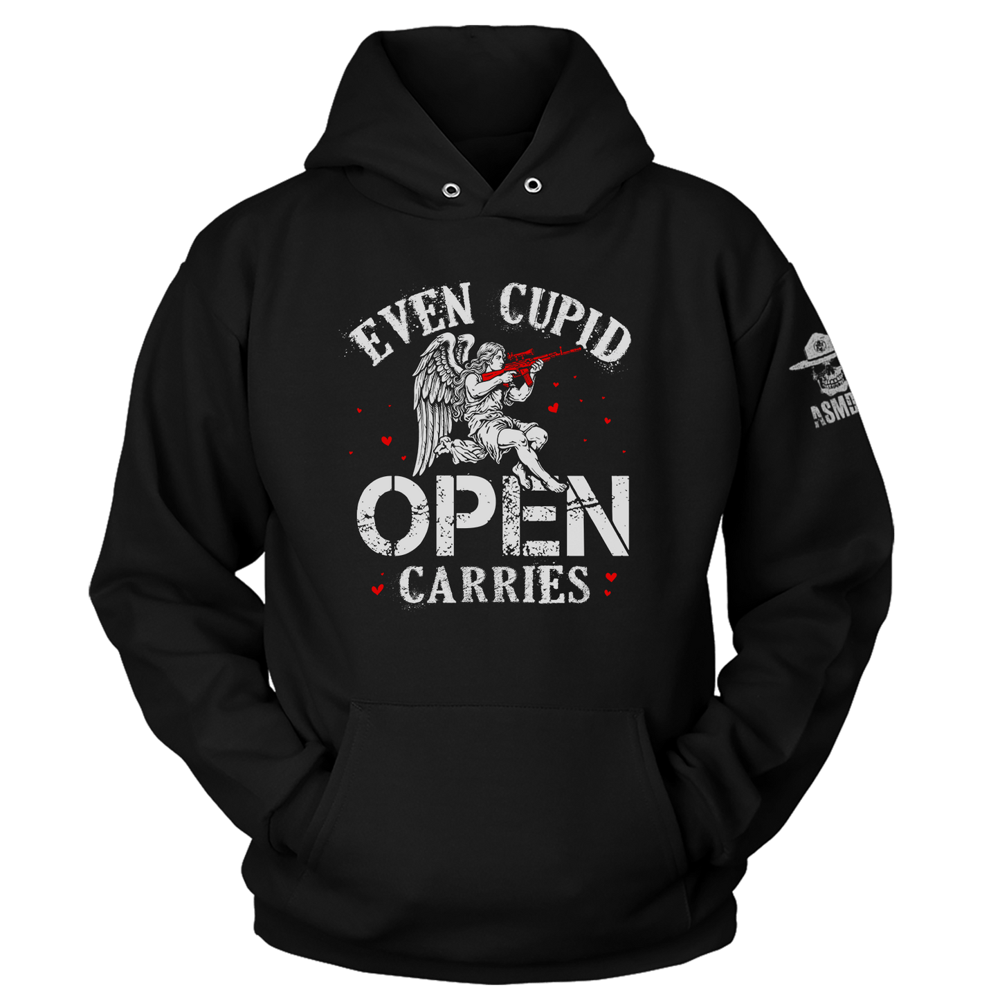 Even Cupid Open Carries Hoodie