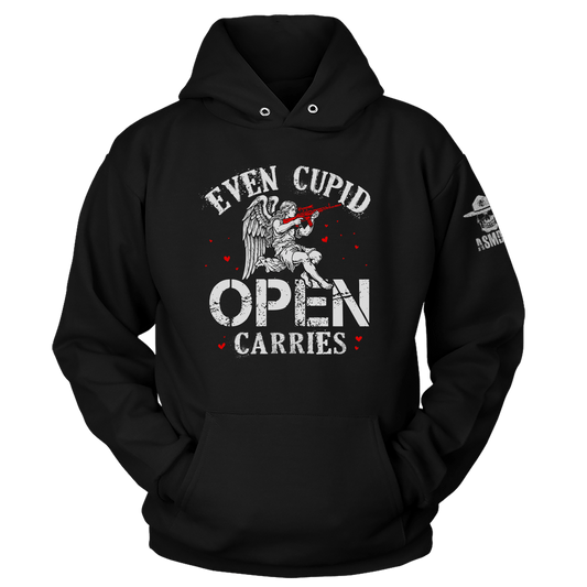 Even Cupid Open Carries Hoodie