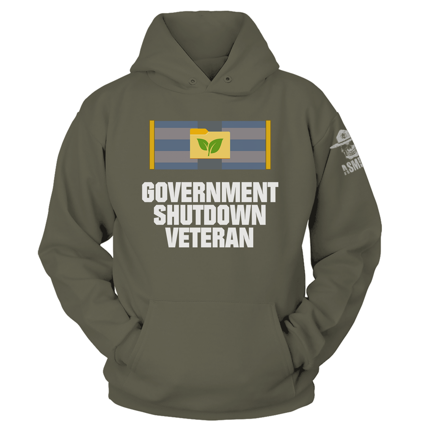 Government Shutdown Ribbon Hoodie