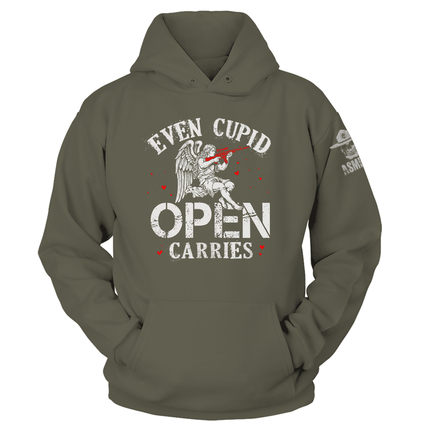 Even Cupid Open Carries Hoodie