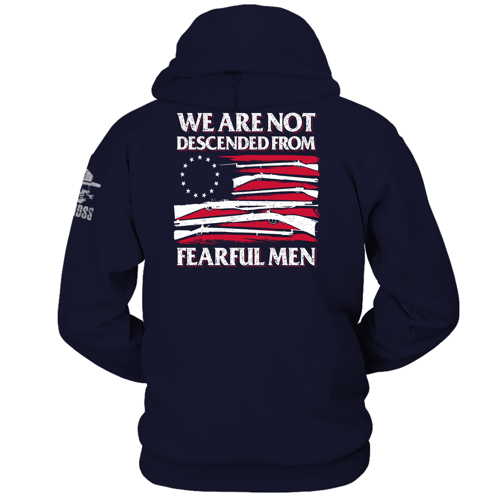 We are not descended from fearful men Hoodie