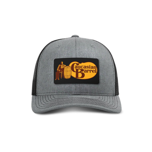 Caucasian Barrel Patch Trucker Hat