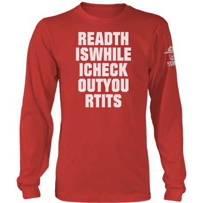 Read This While I Check Out Your Tits Long Sleeve