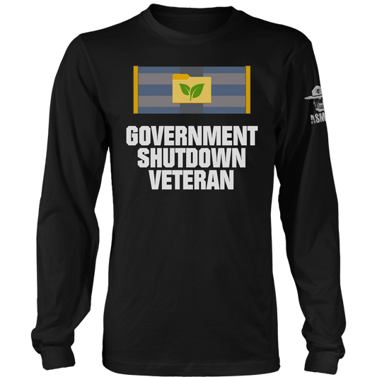 Government Shutdown Ribbon Long Sleeve