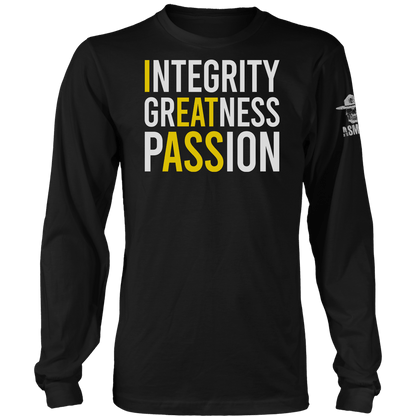 Integrity Greatness Passion