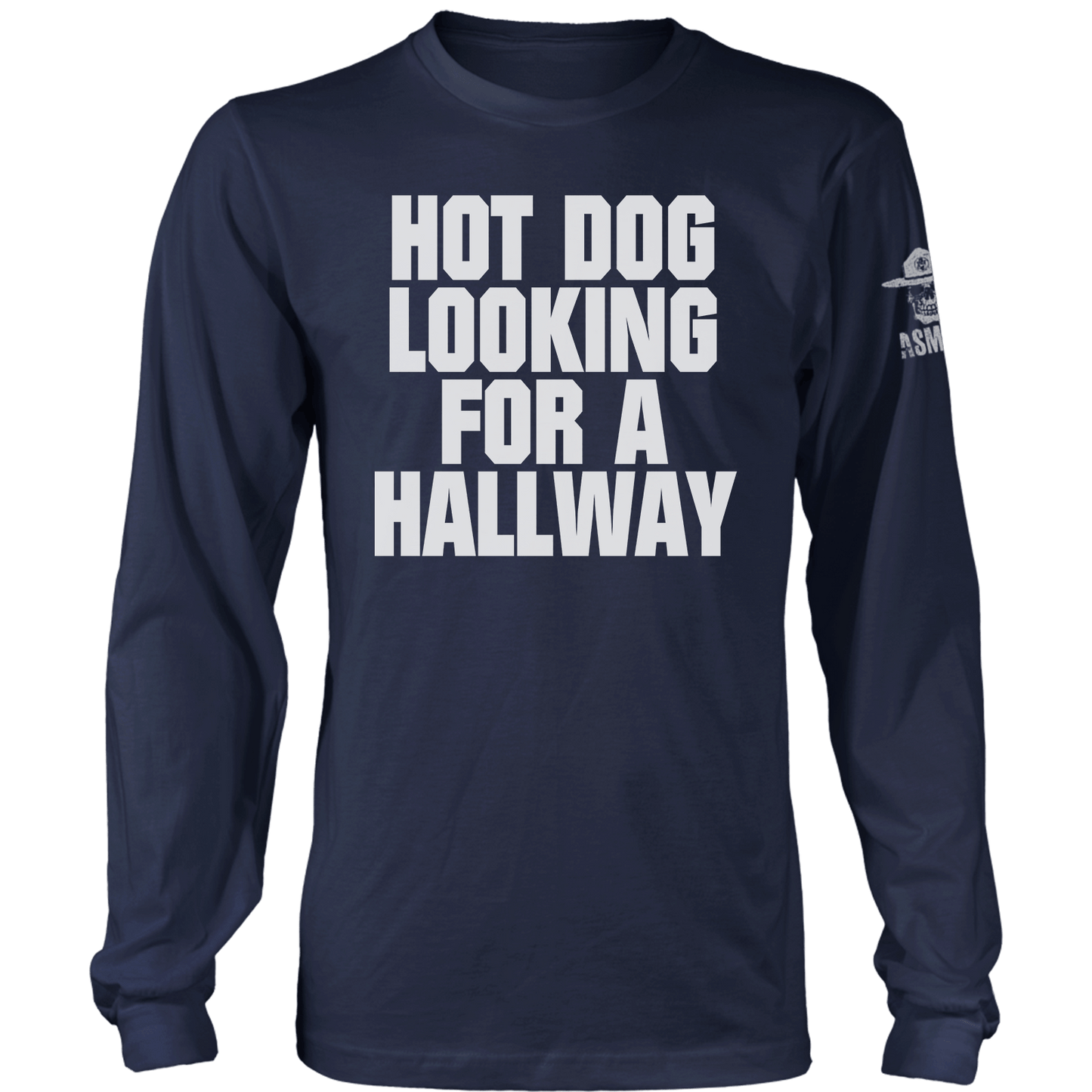 Hot Dog Looking For A Hallway