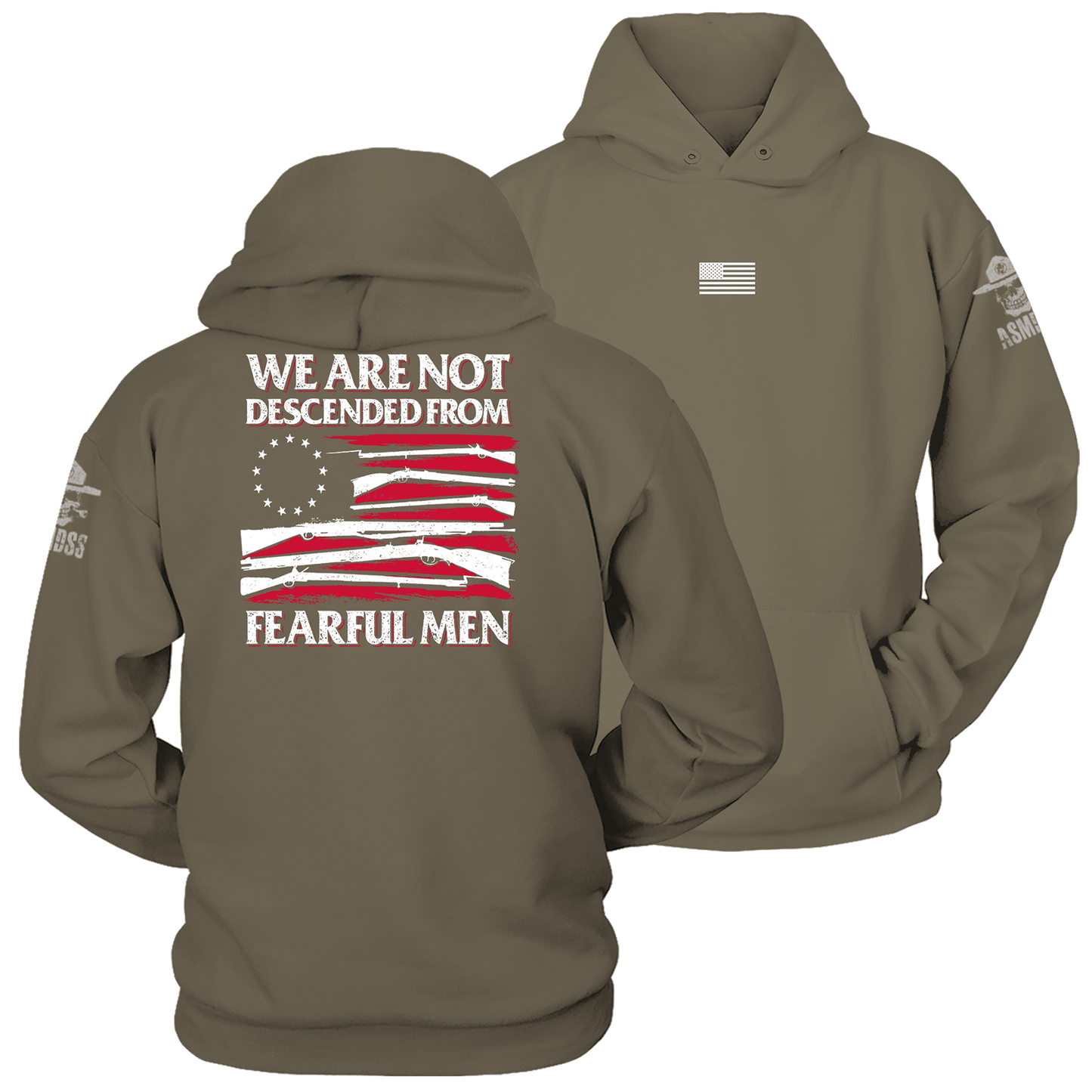 We are not descended from fearful men Hoodie