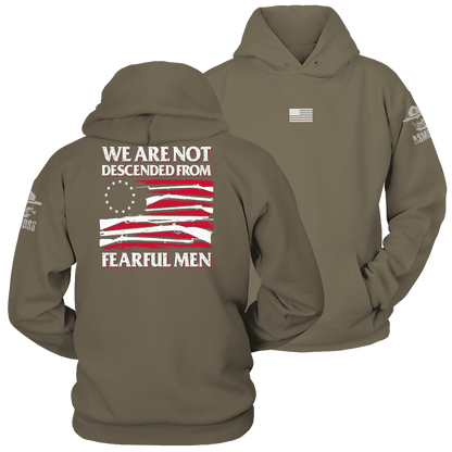 We are not descended from fearful men Hoodie