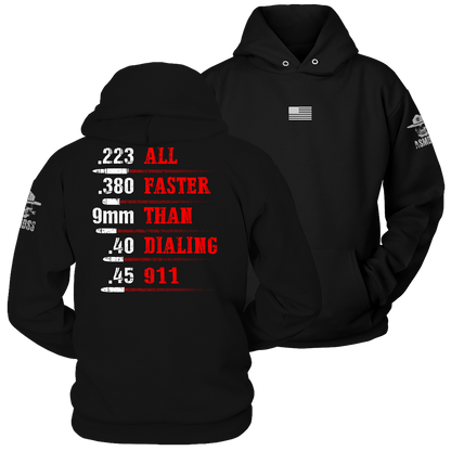 All Faster Than 911 Hoodie