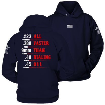 All Faster Than 911 Hoodie
