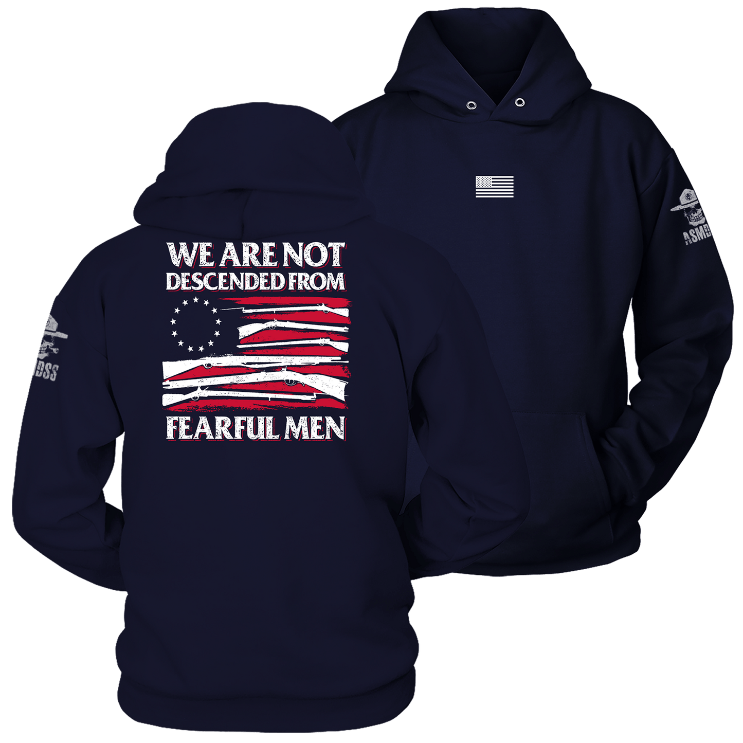 We are not descended from fearful men Hoodie