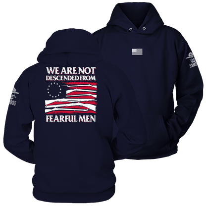 We are not descended from fearful men Hoodie