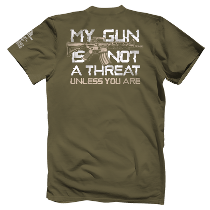 My Gun is Not A Threat Unless You Are