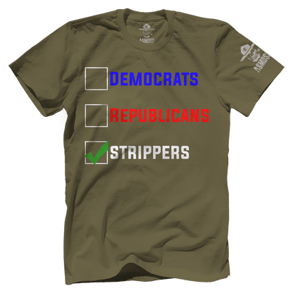 Democrats Republicans Strippers