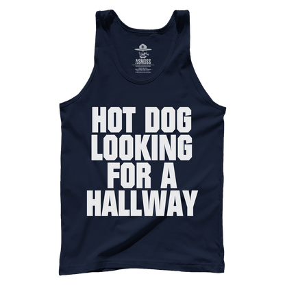 Hot Dog Looking For A Hallway