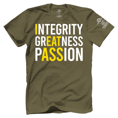 Integrity Greatness Passion