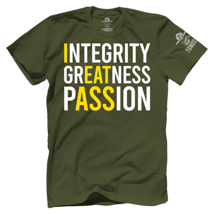 Integrity Greatness Passion