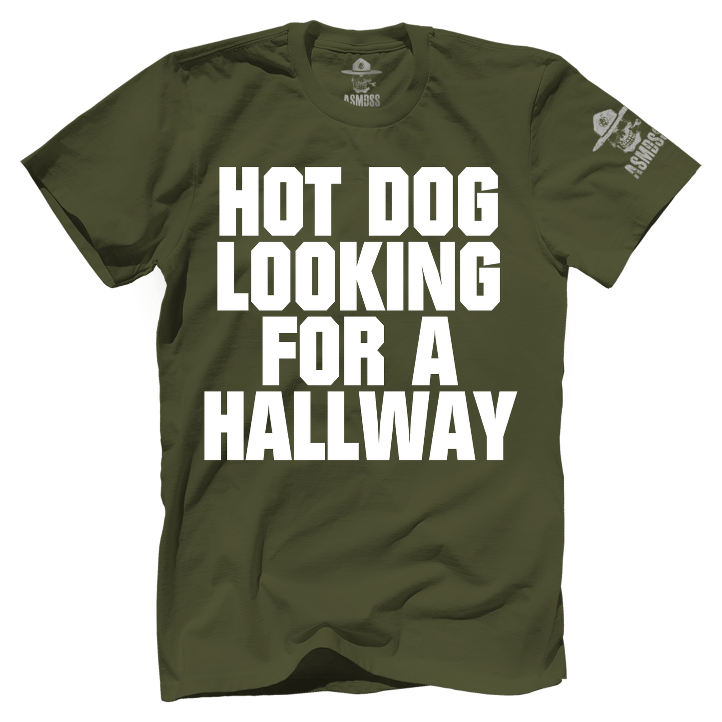 Hot Dog Looking For A Hallway