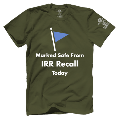 Marked Safe From IRR Recall