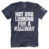 Hot Dog Looking For A Hallway