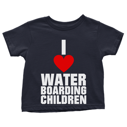 I Love Waterboarding Children (Toddlers)