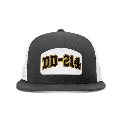 DD214 Patch Flat Bill Hat