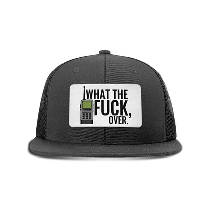 WTF Over Patch Flat Bill Hat
