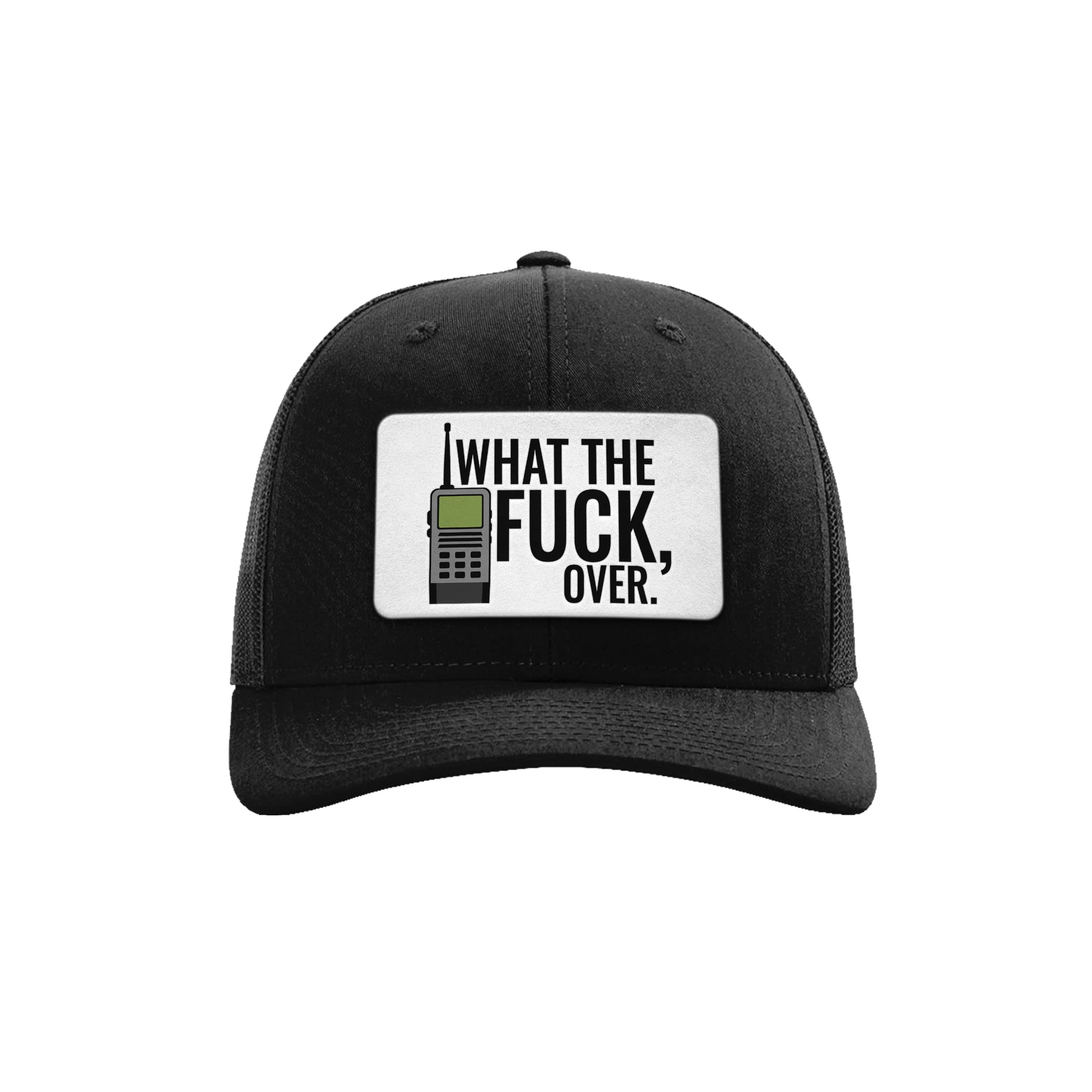 WTF Over Patch Trucker Hat