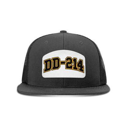 DD214 Patch Flat Bill Hat