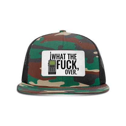WTF Over Patch Flat Bill Hat