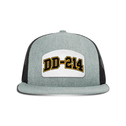 DD214 Patch Flat Bill Hat