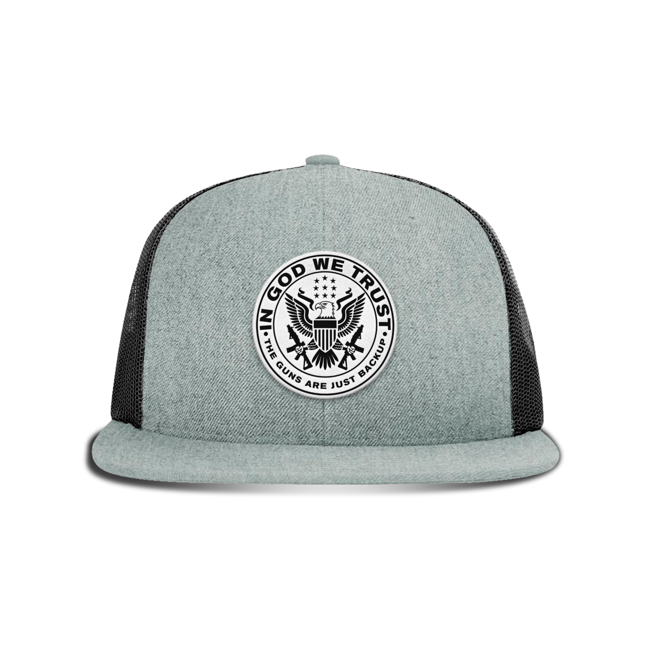 In God We Trust Patch Flat Bill Hat