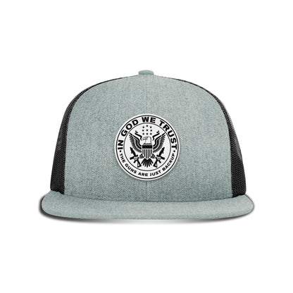 In God We Trust Patch Flat Bill Hat