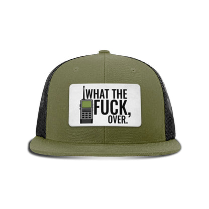 WTF Over Patch Flat Bill Hat