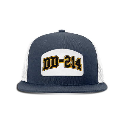 DD214 Patch Flat Bill Hat