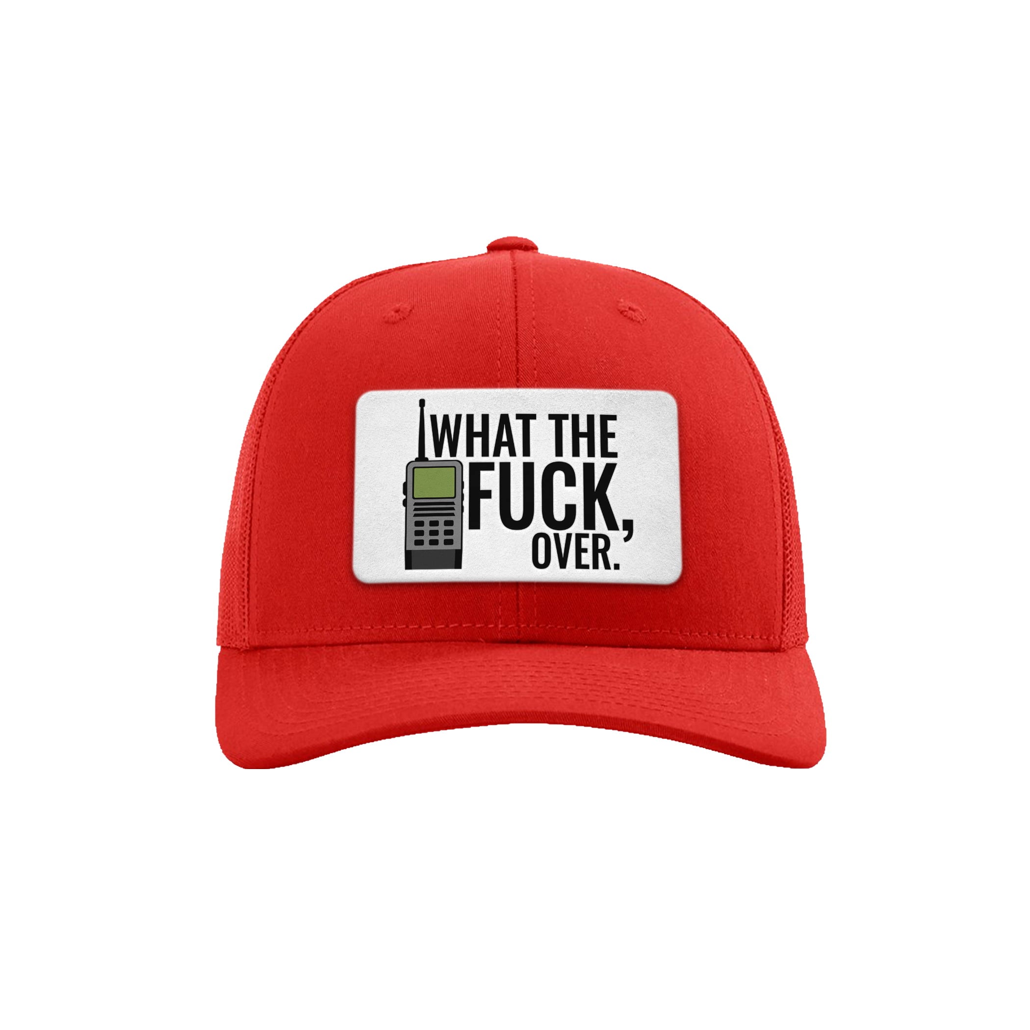 WTF Over Patch Trucker Hat