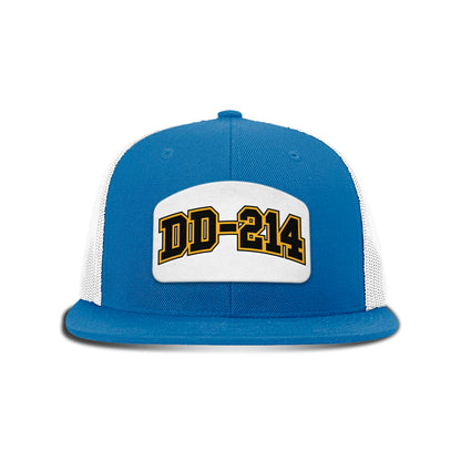 DD214 Patch Flat Bill Hat