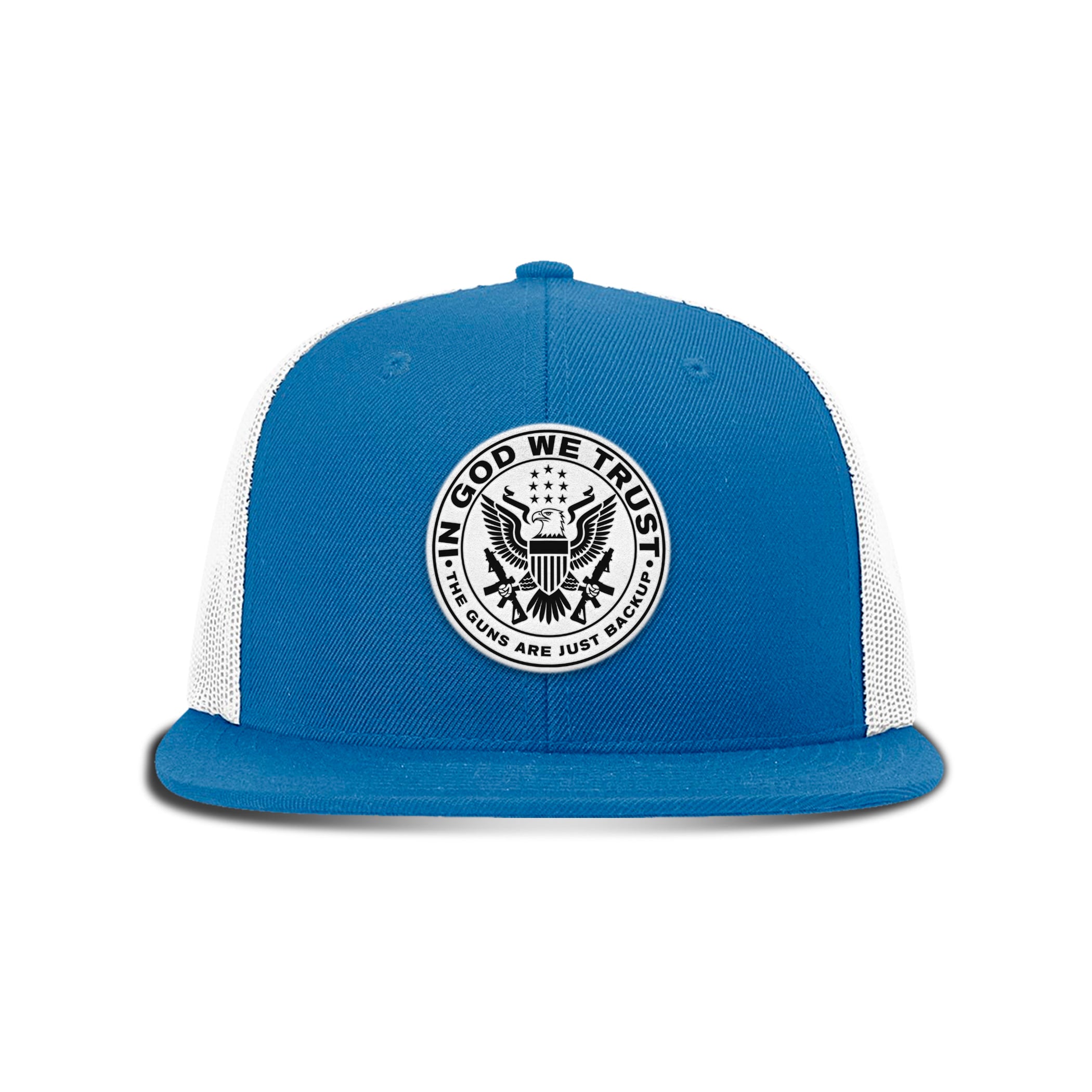 In God We Trust Patch Flat Bill Hat