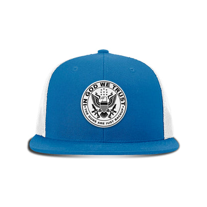 In God We Trust Patch Flat Bill Hat