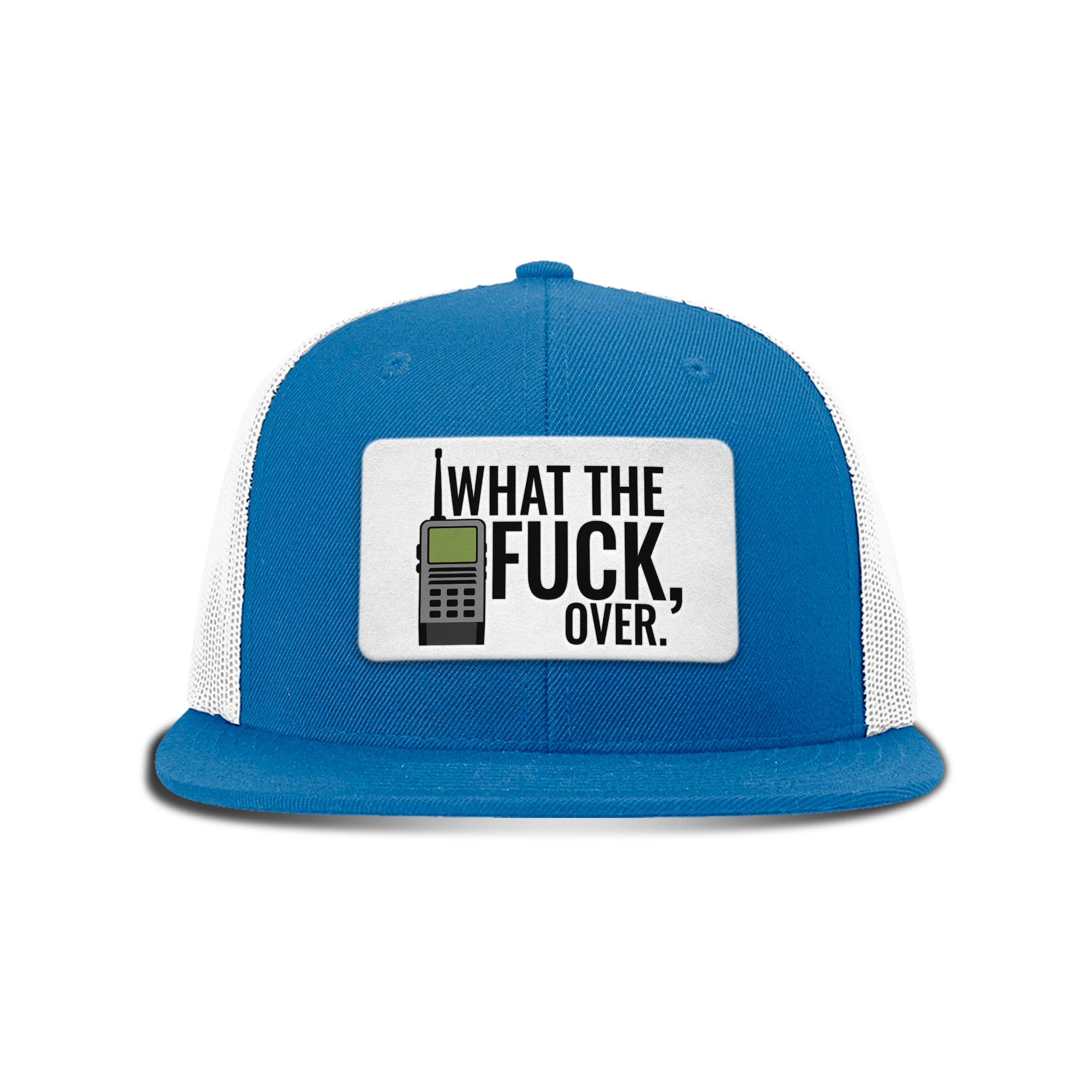 WTF Over Patch Flat Bill Hat