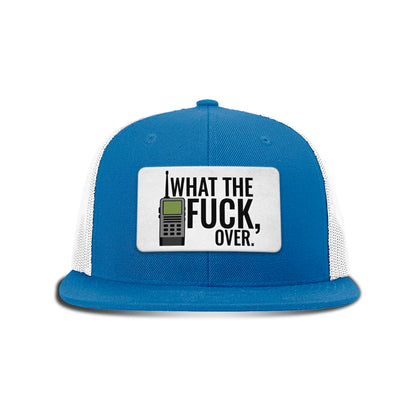 WTF Over Patch Flat Bill Hat