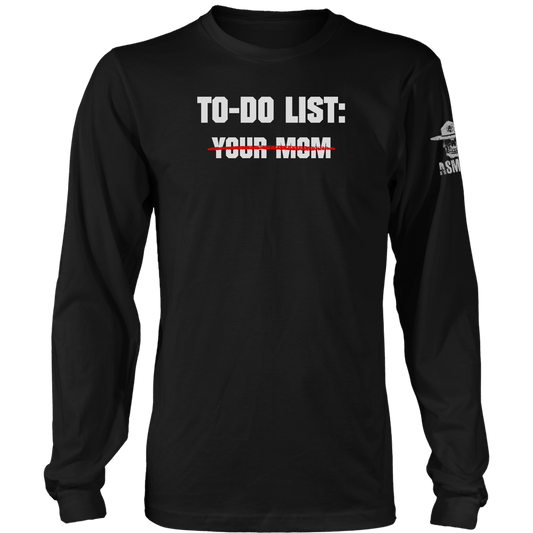 To Do List Long Sleeve