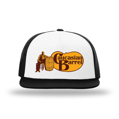 Caucasian Barrel Foam Trucker Hat